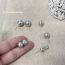 Fashion 10mm Pair Geometric Pearl Earrings