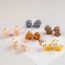 Fashion Small Shiba Inu Simulated Cartoon Three-dimensional Puppy Earrings