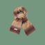 Fashion Green Wool Knitted Gradient Color Block Scarf