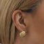Fashion Gold Alloy Geometric Shell Earrings