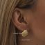 Fashion Gold Alloy Geometric Shell Earrings