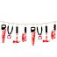 Fashion Blood Knife Skewer 8 Pieces Fabric Printed Flag Banner