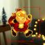 Fashion Christmas Bell (battery Version With Suction Cup) Pvc Christmas Bell Door Hanging (with Electronics)
