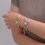 Fashion Silver Metal Nail Bracelet