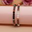 Fashion Color Crystal Beads Bracelet Set