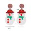Fashion 31# Acrylic Christmas Print Earrings