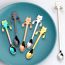 Fashion Cat Spoon-rose Gold Stainless Steel Cat Stirring Spoon