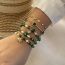 Fashion 3# Malachite Geometric Beaded Bracelet