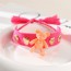 Fashion Orange Alloy Love Resin Bear Braided Tassel Bracelet