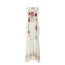 Fashion White Cherry Knitted Suspender Long Skirt