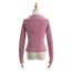 Fashion Purple Polyester Knitted One-shoulder Cardigan Jacket