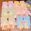 Fashion 6# Green Knitted Children's Cartoon Bunny Five-finger Gloves