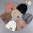 Fashion Camel Letter Embroidered Knitted Beanie