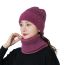 Fashion New Purple Argyle pattern knitted beanie