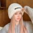 Fashion Light Card Polyester Letter Patch Plush Pullover Hat
