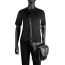 Fashion Black Pu Geometric Large Capacity Crossbody Bag