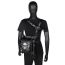 Fashion Black Pu Skull Large Capacity Crossbody Bag