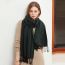 Fashion Mituo Faux Cashmere Printed Fringed Scarf