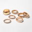 Fashion 34# Copper Geometric Circle Bracelet