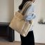 Fashion Off White Nylon Large Capacity Shoulder Bag