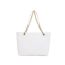 Fashion White Soft Leather Diamond Shoulder Bag