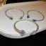 Fashion Bracelet-blue-round Marquise Copper Diamond Geometric Round Bracelet