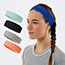 Fashion 4# Nylon knitted seamless elastic headband (24x4cm)