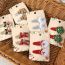 Fashion D Santa Claus Two-piece Set Fabric Hairpin Set For The Elderly And Children