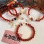 Fashion D Red Agate Butterfly Jade Gourd Style Red Onyx Beaded Gourd Bracelet