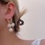 Fashion Light Brown Irregular Resin Ball Earrings
