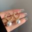 Fashion Pair Of Pearl Earrings Alloy Pearl Earrings