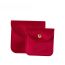 Fashion Dark Green Square-small Double-sided Velvet 6.5x6.5cm 10 Pcs Velvet Snap Jewelry Bag