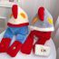 Fashion Ohteman Red Imitation Rabbit Fur Cartoon Scarf Gloves One-piece Hood And Three-piece Set