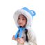 Fashion Skin Powder Polyester Children's Bear Hood