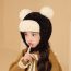 Fashion White Plush Ear Protection Bear Children's Hat