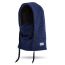 Fashion Navy Blue Polyester Face Mask Neck Scarf Children's All-in-one Ear Protection Hood