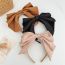 Fashion Caramel Color Big Bow Headband Fabric Bow Headband