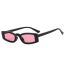 Fashion Black Frame Pink Tablets Square Small Frame Sunglasses