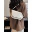 Fashion Off White Pu Letter Large Capacity Crossbody Shoulder Bag