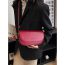 Fashion Coffee Color Pu Letter Large Capacity Crossbody Shoulder Bag