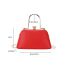 Fashion Red Pu Chain Clip Shoulder Bag