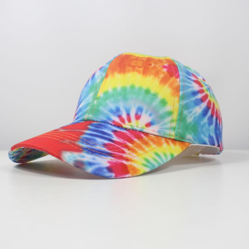 Fashion Color Soft-top Tie-dye Baseball Cap