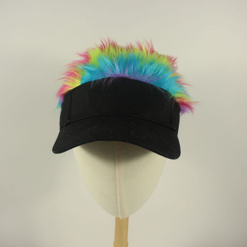 Fashion Color Colorful Wig Baseball Cap