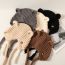Fashion Brown Bear Knitted Woolen Hat