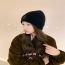 Fashion Camel Acrylic Embroidered Knitted Beanie