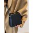 Fashion Coffee Color Pu Square Hand Crossbody Shoulder Bag