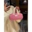 Fashion Pink Plush Chain Shoulder Crossbody Bag