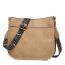 Fashion Brown Pu Leopard Print Large Capacity Crossbody Bag Shoulder Bag