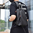 Fashion Grey Nylon Multifunctional Men's Crossbody Bag