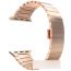Fashion Rose Gold Stainless Steel Metal Bamboo Buckle Watch Strap